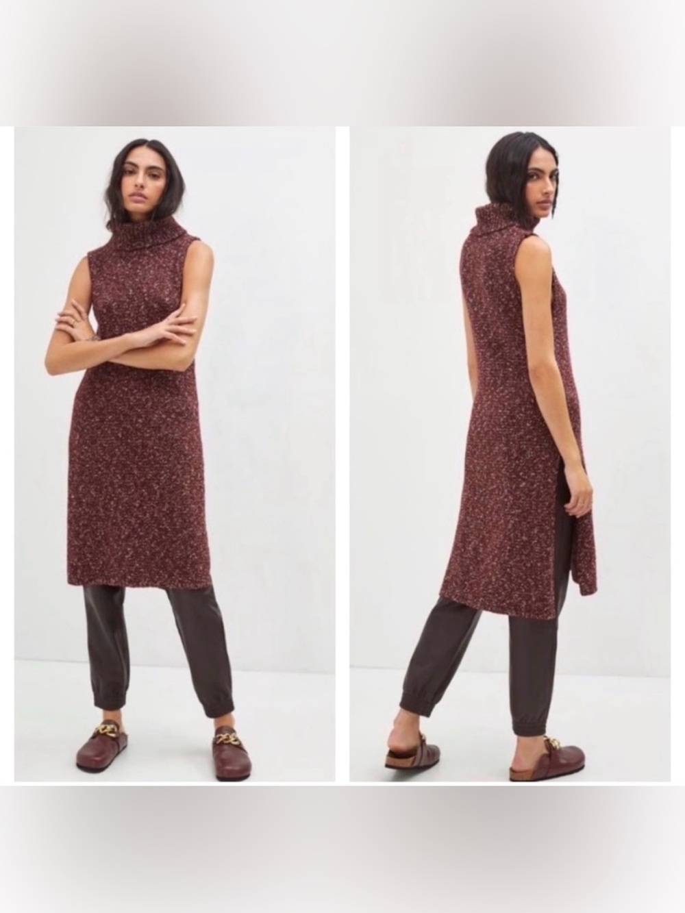 Anthropologie Flowy Tunic Sweater